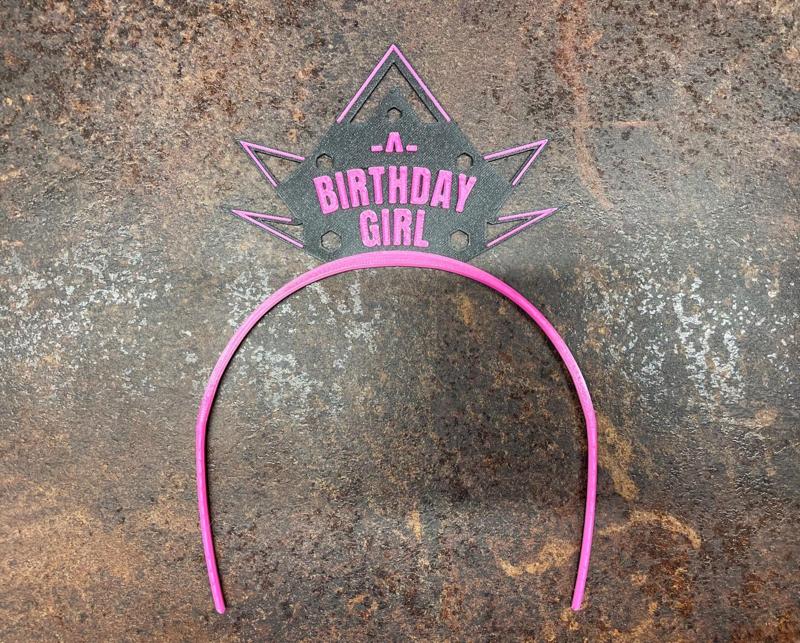 Birthday GIRL- Hairband / Geburtstags - Haarreif