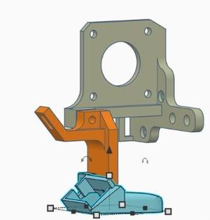 Ender 3 Bondtech Mount with Prusa Style Fan Duct