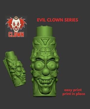 EVIL CLOWN CLIPPER CASE
