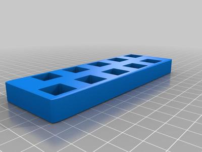 Cuvette holder / rack (10 cuvettes)