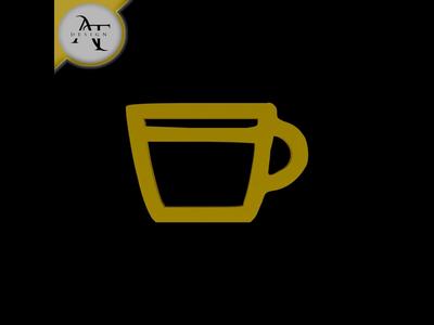 Simple Coffee Cup Symbol - 2D Art