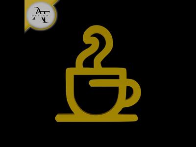 Simple Coffee Cup Symbol - 2D Art