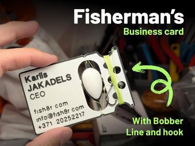 Fisherman’s Business Card – Functional Fishing Kit