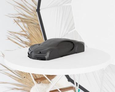 Stylized Decorative Model of the Bugatti Chiron