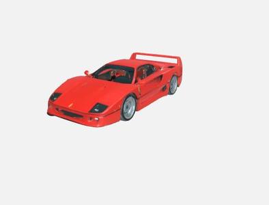 Ferrari F40 1987 in 3D