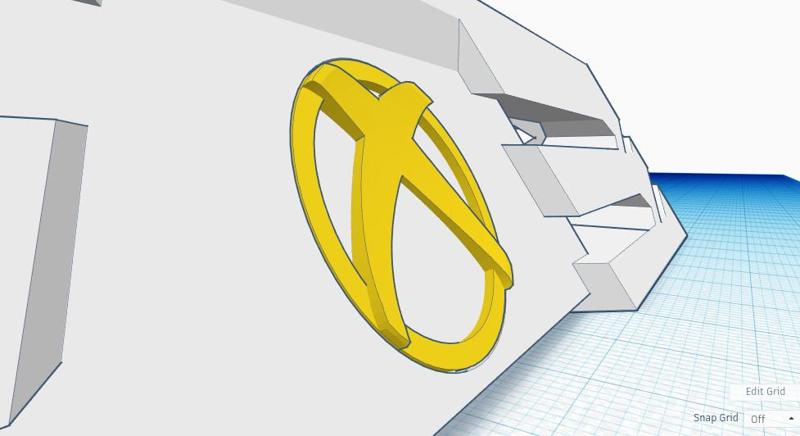 Xbox Series S Vertical stand (White Gold Stand)