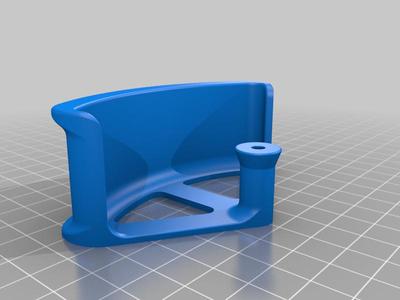 Headphone and cable holder for wall mount