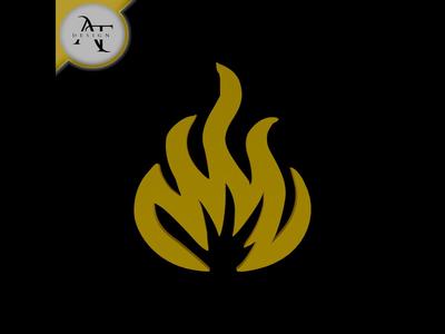 Simple Flame Symbol - 2D Art