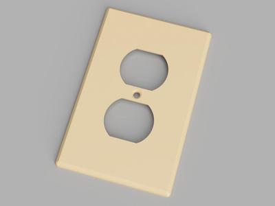 Outlet Plate 1 Gang