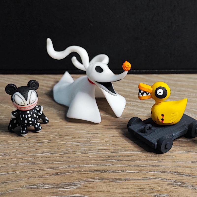 Monster high skullector nightmare before christmas pet zero and extra accesories