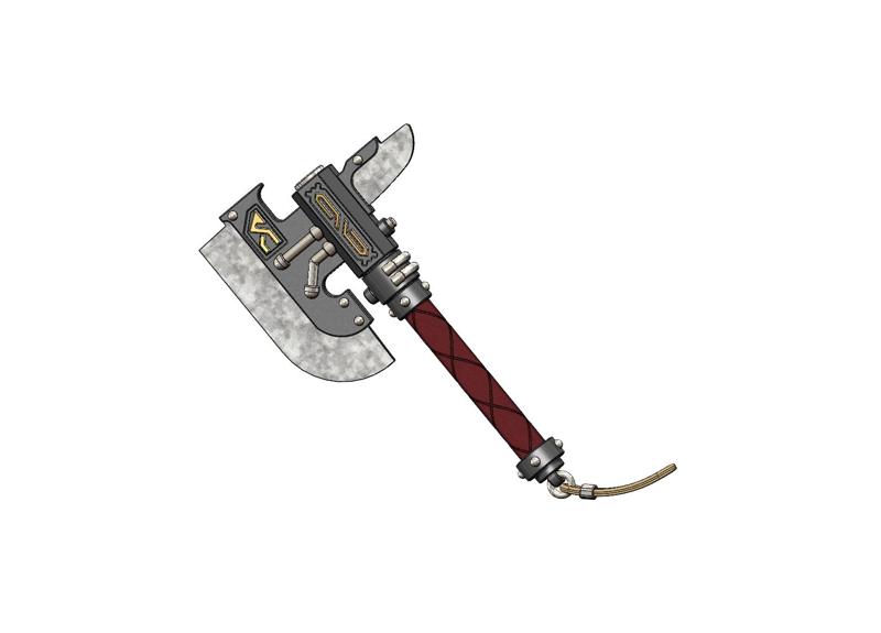 Plasma Axe (League of Votann Weapon)
