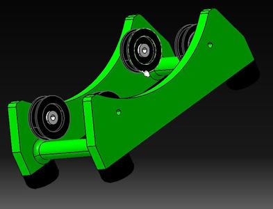 Adjustable filament spool roller