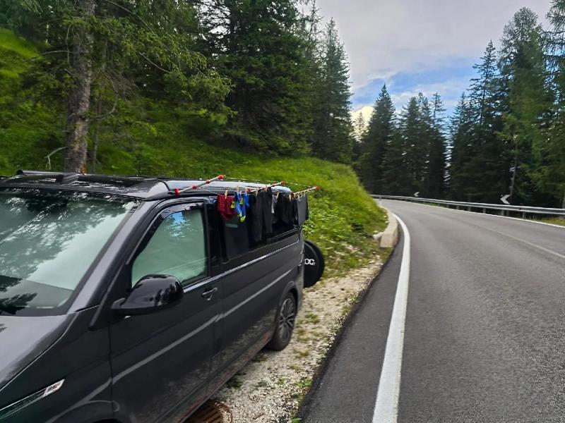VW California Washing Line   