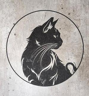 2D Cat Wall Art