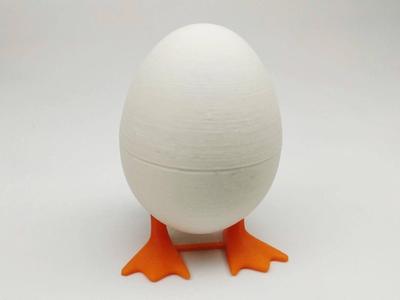 Egg with Feet - Container