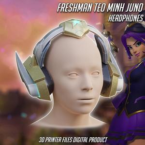 Juno Freshman Teo Minh Cosplay Headphones Overwatch