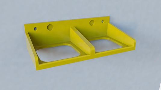 Spicebar pot shelf