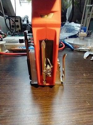 Milwaukee M12 2505 installation driver legs and magnet