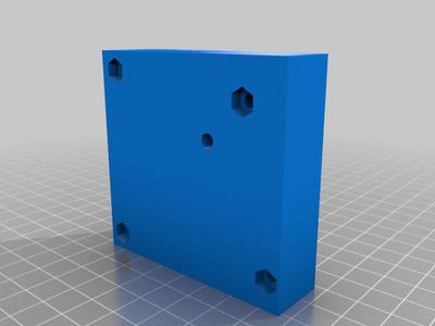 Glasses support mold
