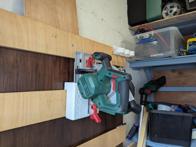 Bosch Universal Circ 18v-53 Circular Saw Holster/Bracket - French Cleat & Screw versions