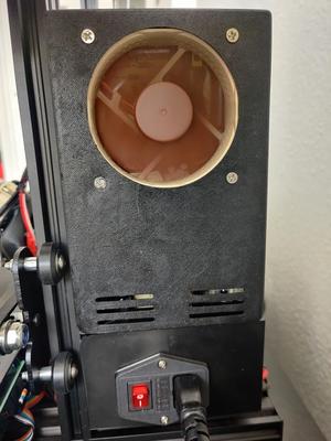 Ender 3 Pro PSU Cover for 80x80x25mm Fan
