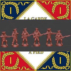 Epic  Napoleonic French Young Guard  Tiralleurs skirmishing  1812-15
