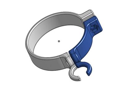 Motorcycle Brake Line Holder for 50mm forks