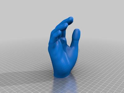 Bare Right Hand Model