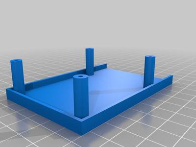 Simple Raspi Mount for 4040 extrusions on 3D printer