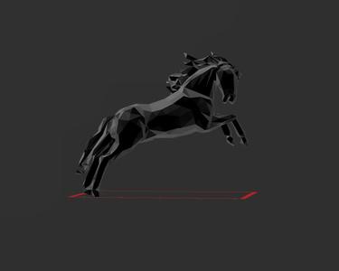 Horse L10 - Low Poly - Excellent Design - Decor