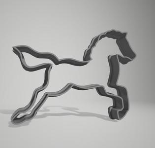 Horse cookie cutter