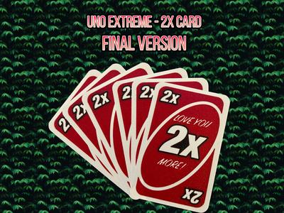 V2 - UNO Extreme 2X Card - Love you 2x more