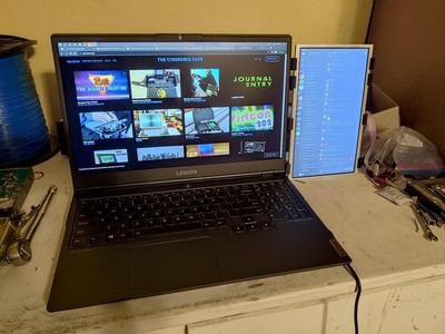 dual monitor attachment for 15.6 inch laptops