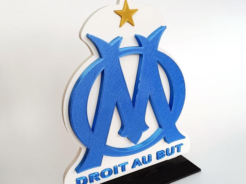 Olympique de Marseille 3D Logo