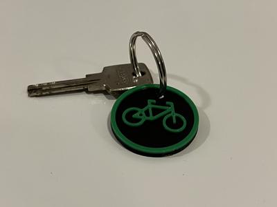 Bicycle key chain