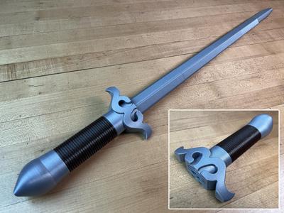 Collapsing Jian with Removable Blade