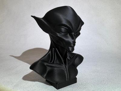 The Void-Gazer - Sci-Fi Alien Bust