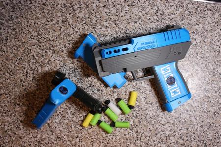 Cutom Logo disc grip plates for Grass Snake blaster