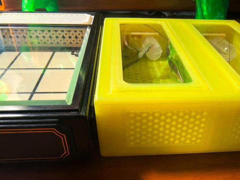 Double-compartment Golden Bell Cricket Box