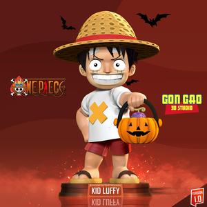 Kid Luffy - Halloween Fanart