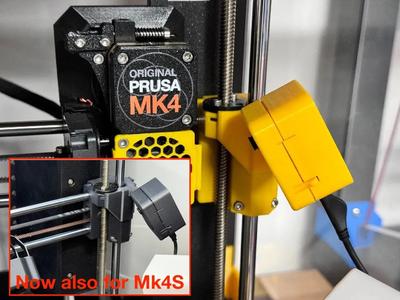 ESP32-Cam case and mount with Cooling Slots for Mk4S and Mk4   