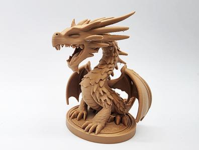Big Mouth Dragon on Pedestal