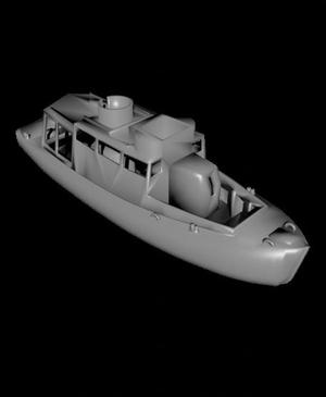 1/72 Scale 11-metre French Vedettes Boat.stl