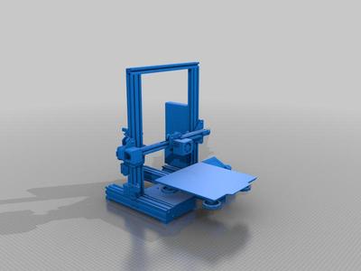 STL ENDER 3 complet pour personnaliser le profile CURA SLICER 