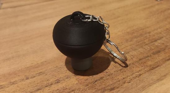 3D Weber BBq kettle grill keychain