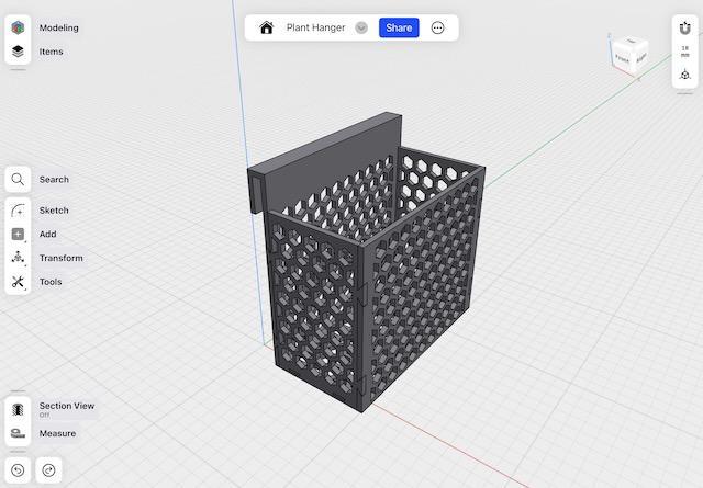 Aquarium Fish Tank Hanging Plant Basket