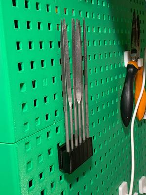 P1P Pegboard File Holder