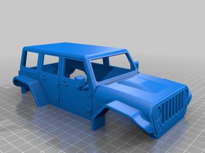 SCX24 JEEP Wrangler body
