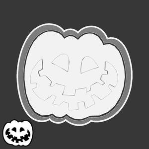 Halloween cookie cutters - pumpkin (style 14)