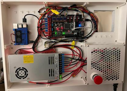 3D printer electronics enclosure (PLATSA compatible)   